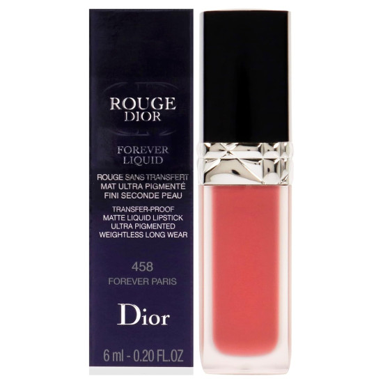 Christian Dior Rouge Dior Forever Liquid Matte - 458 Forever Paris Lipstick Women 0.2 oz
