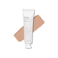 Cle Cosmetics CCC Cream Foundation, Color Control and Change Cream That's a BB and CC Cream Hybrid, Multi-purpose Beauty Primer and Facial Foundation, 1 fl oz SPF 30 (Cool Medium Deep 306)