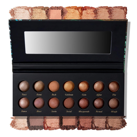 LAURA GELLER NEW YORK The Delectables 14 Multi-Finish Baked Eyeshadows Champagne Cheers