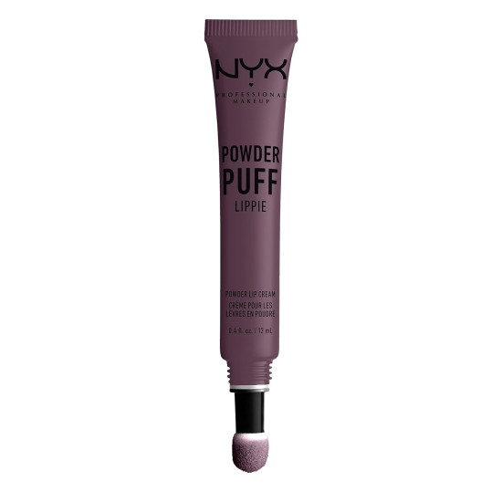 NYX PROFESSIONAL MAKEUP Powder Puff Lippie Lip Cream, Liquid Lipstick - Detention (Deep Plum)
