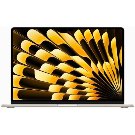 Notebook MacBook Air (2023) Apple com chip M2: tela Liquid Retina de 15,3 polegadas, 8GB GB de RAM, SSD de de 256 GB GB, teclado retroiluminado, câmera FaceTime HD de 1080p e Touch ID. (Starlight)